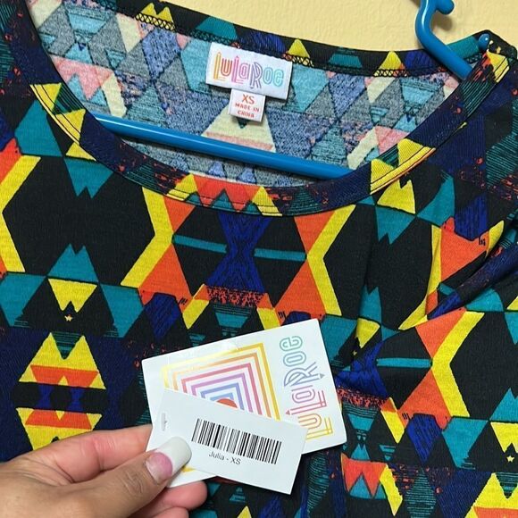 🆕 LULAROE JULIA DRESS XS - Picture 2 of 2